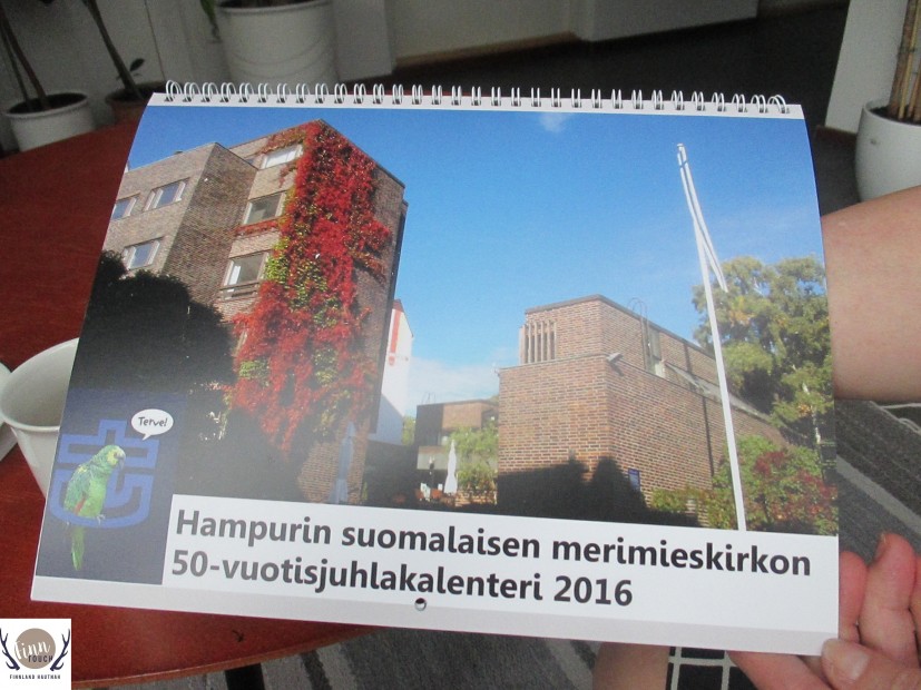 Seit 1966 ist die finnische Seemannskirche in ihren heutigen Räumlichkeiten beheimatet. Zu diesem Jubiläum wurde ein Kalender zusammengestellt.