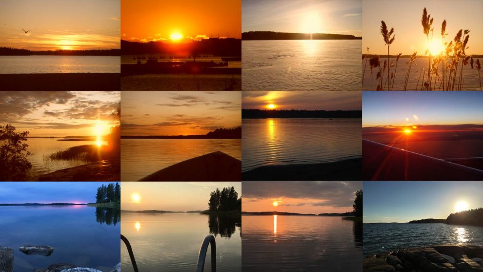 12 atemberaubende Sonnenuntergänge in Finnland