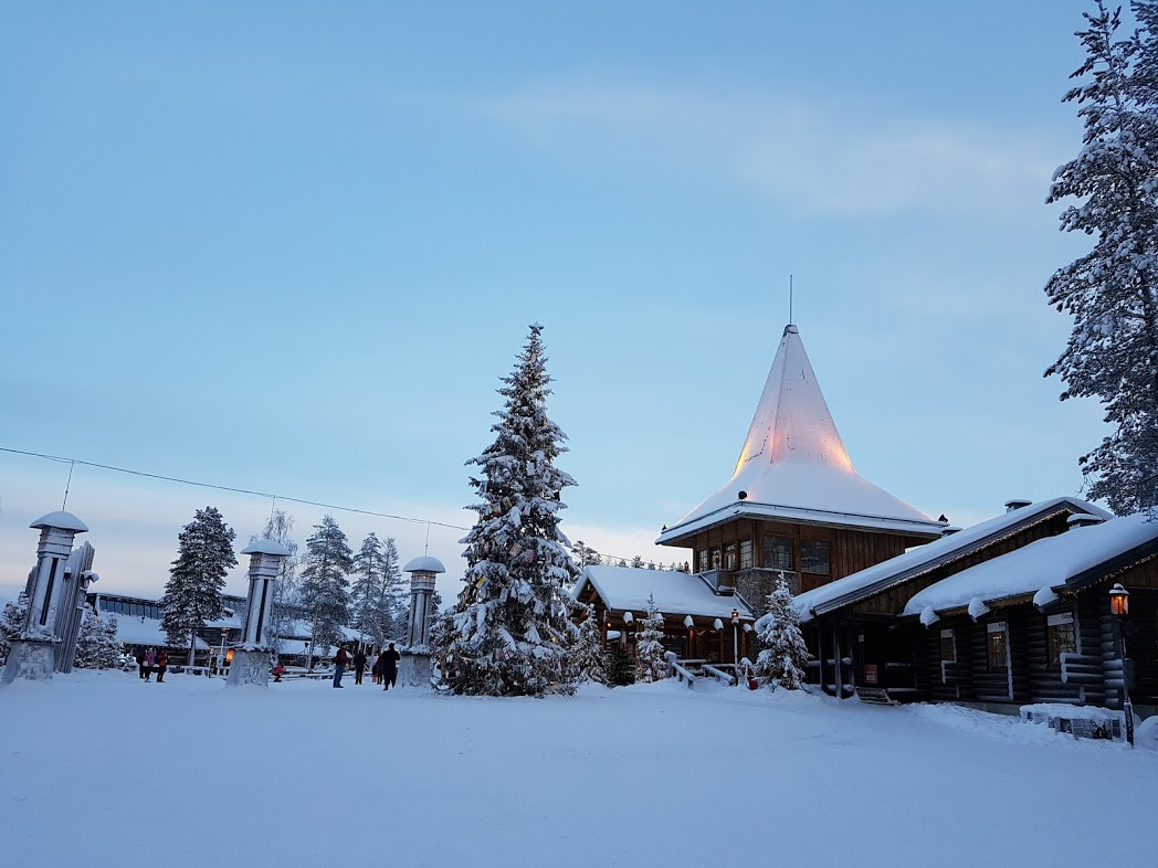 Santa Claus Village im Winter