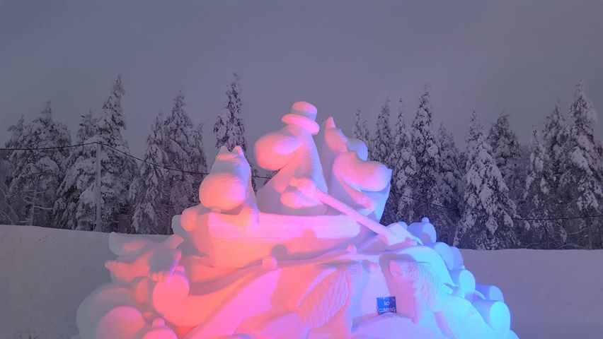 Mumins im Boot, Moomin Snowcastle