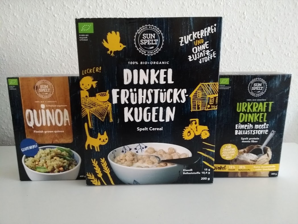 SunSpelt Dinkel-Produkte aus Finnland