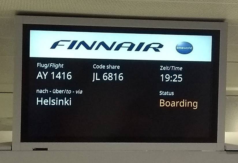 Finnair Boarding Frankfurt am Main