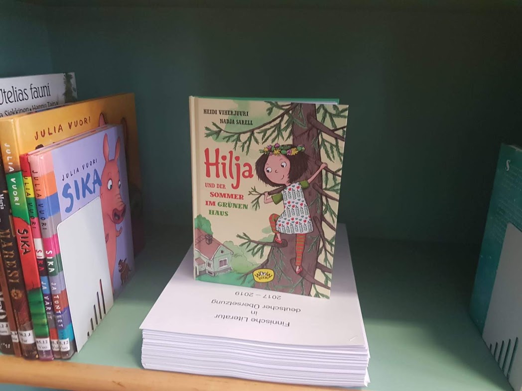 "Hilja"-Buch von Heidi Viherjuuri im Finnland-Institut in Berlin