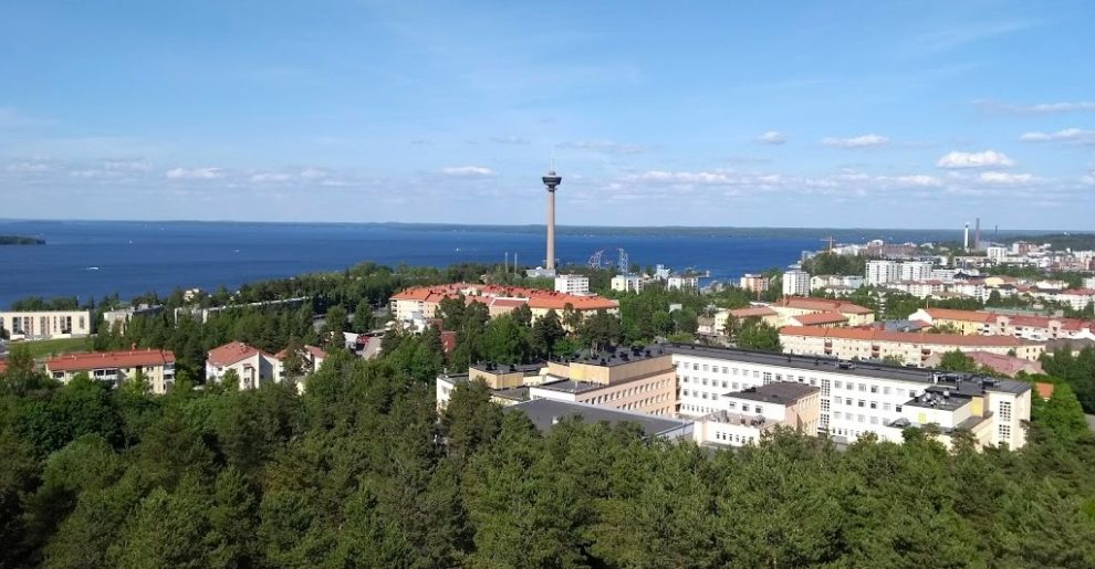 Ausblick vom Pyynikki-Aussichtsturm auf Tampere