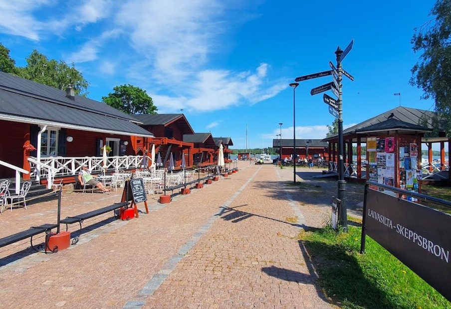 Am Gästeboothafen von Loviisa