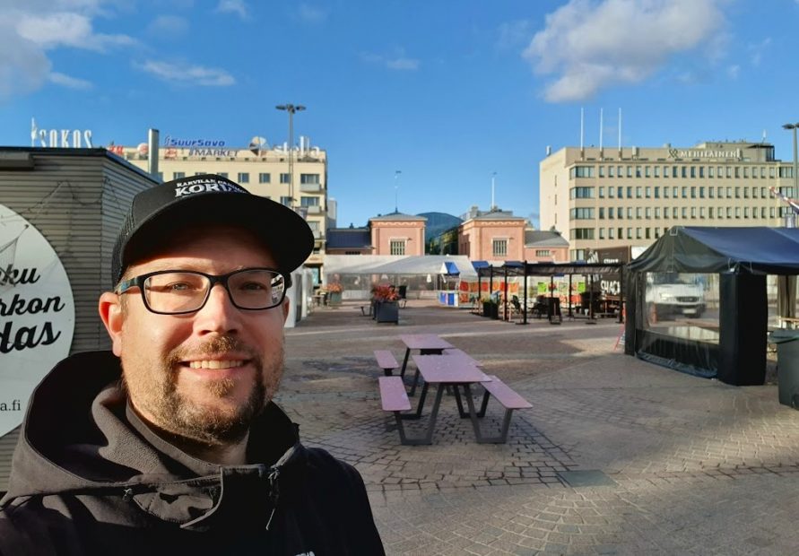 Marktplatz von Mikkeli, finnische Seenplatte