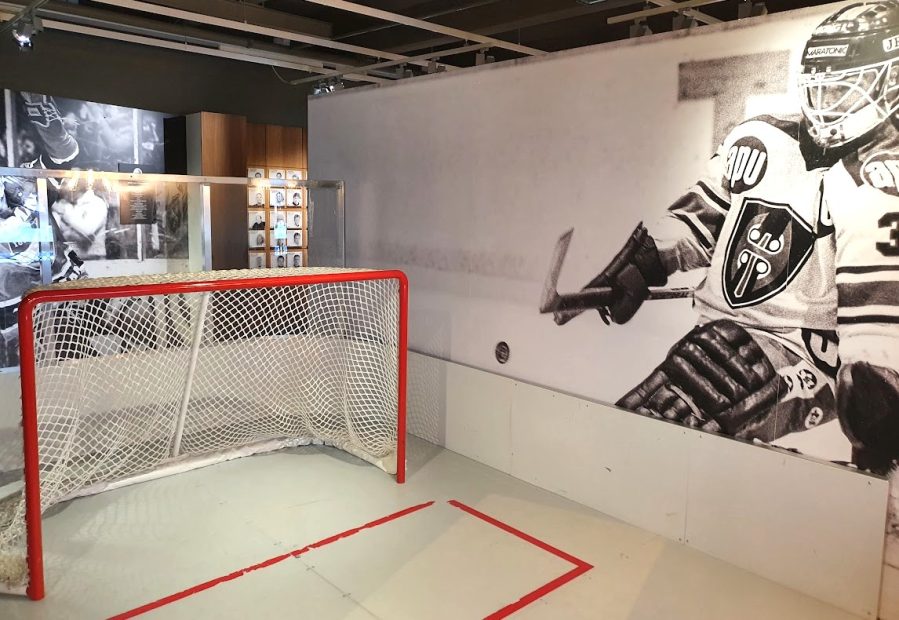 Das finnische Eishockeymuseum im Vapriikki in Tampere