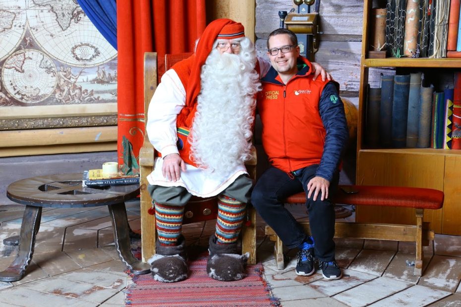 Besuch im Santa Claus Village am Polarkreis in Rovaniemi